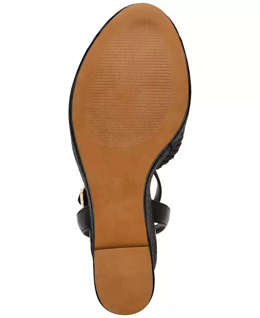 Steve Madden Women's Wanona Raffia Wedge Sandals 5