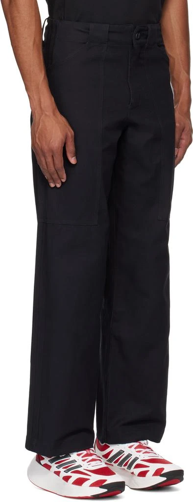 Adidas Black Premium Essentials Twill Cargo Pants 2