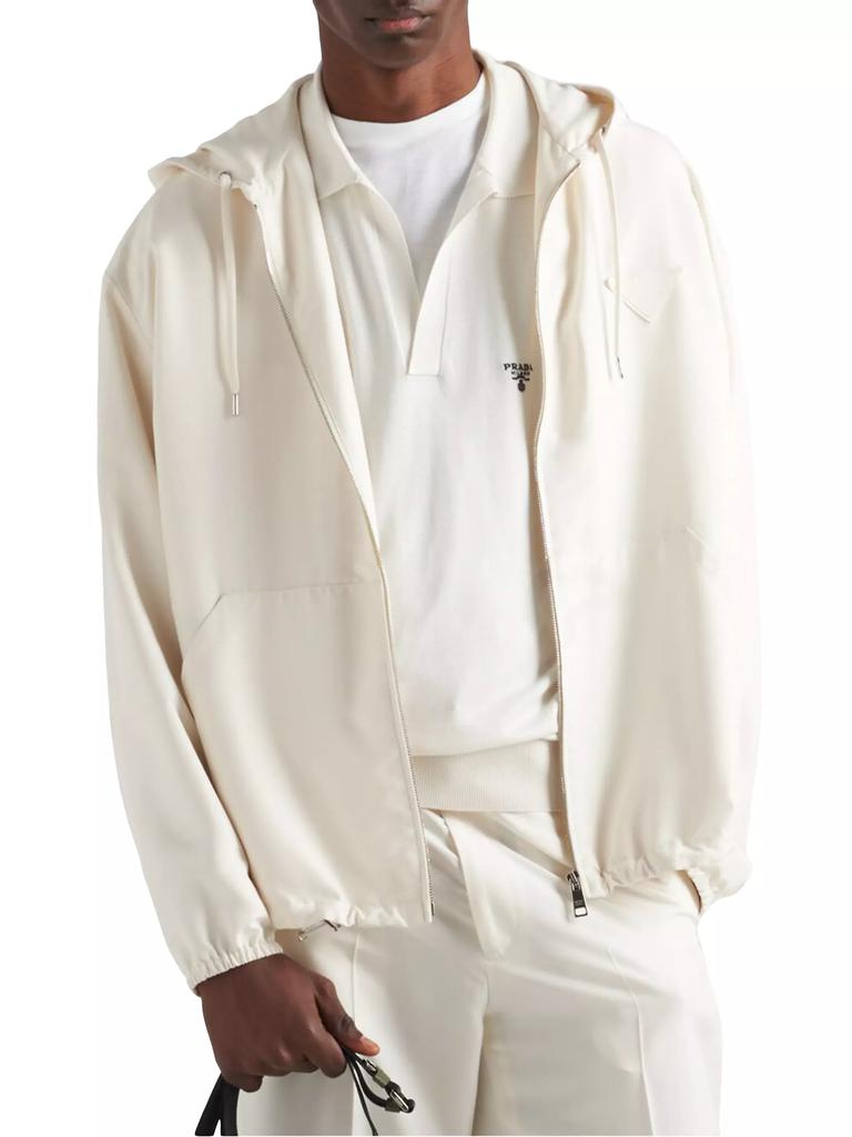 Prada Silk and Cotton Polo Shirt - Polo Shirts - Free Shipping