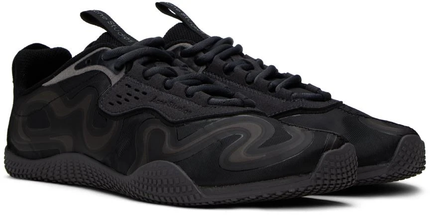 Acne Studios Black Ribbon Sneakers 4