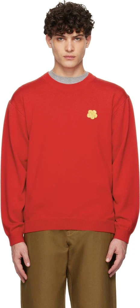Kenzo Red Kenzo Paris Boke Flower Sweater 1