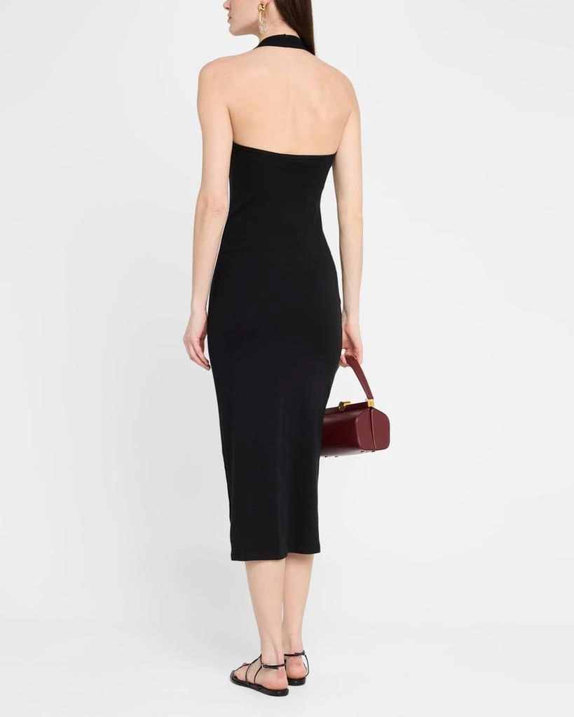 Nili Lotan Stevie Halter Midi Dress 3