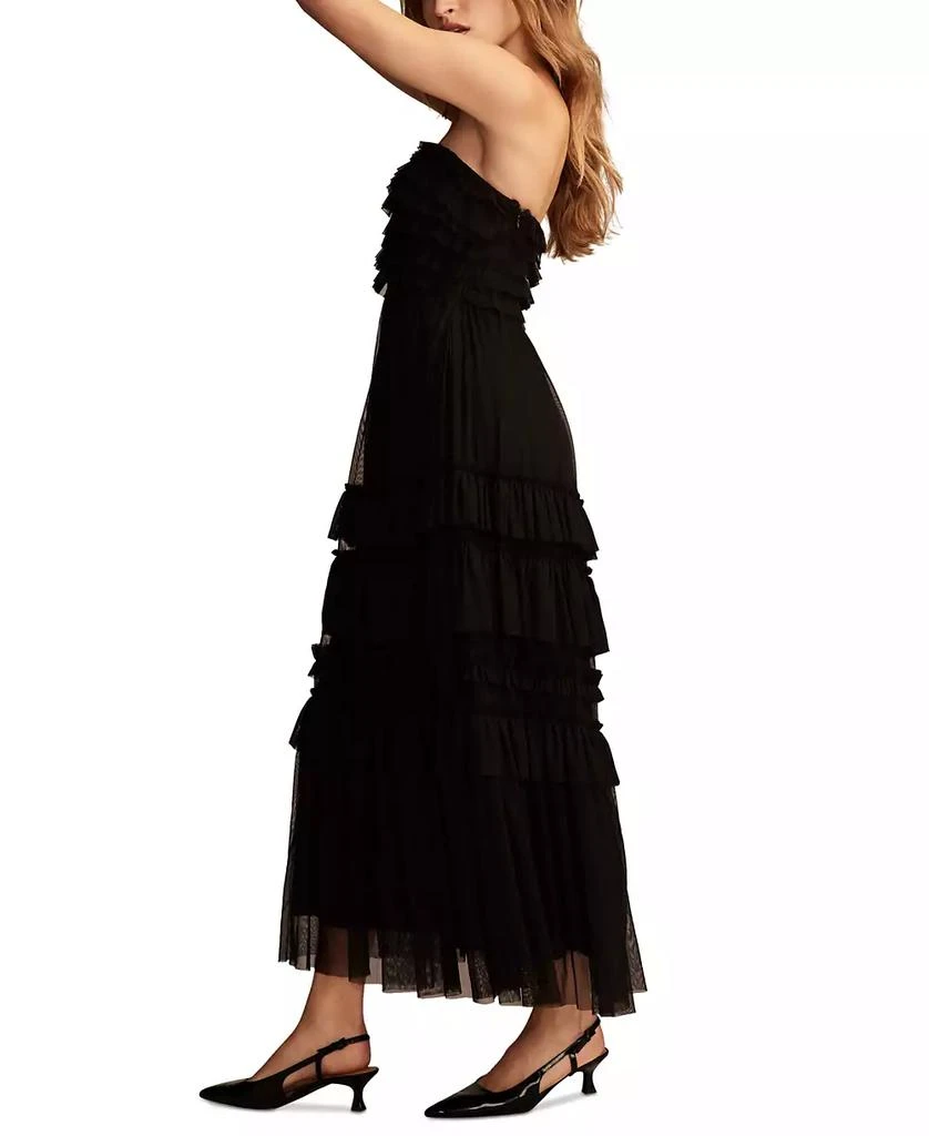 Lucky Brand Women's Tulle-Ruffle Tube Maxi Dress 4