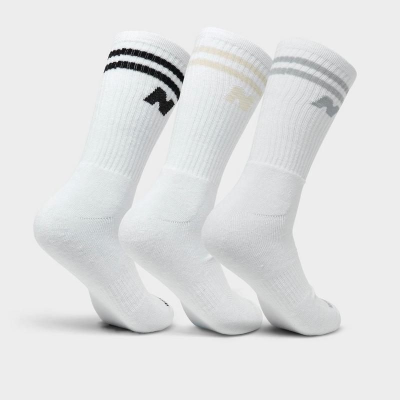 New Balance New Balance Varsity Stripe Crew Socks (3-Pack)