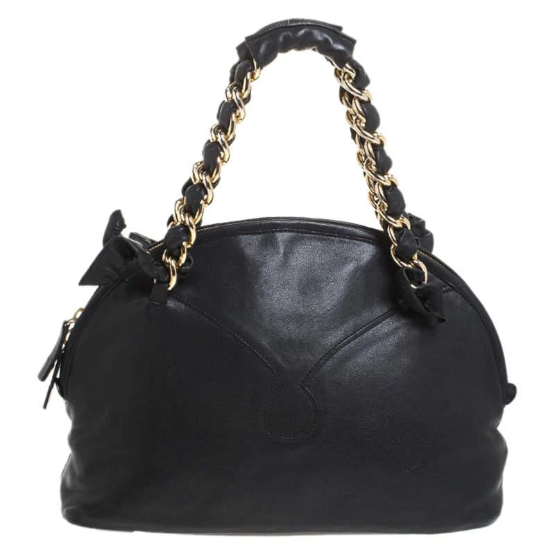Gianfranco Ferre Gianfranco Ferre Black Leather Satchel 4