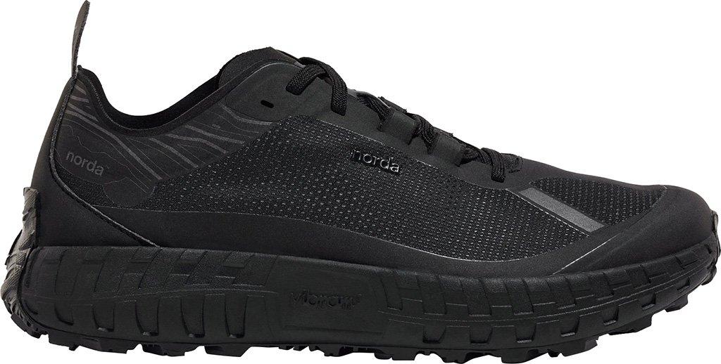 Norda 001 Stealth Black Seamless Trail Running Shoes - Men's