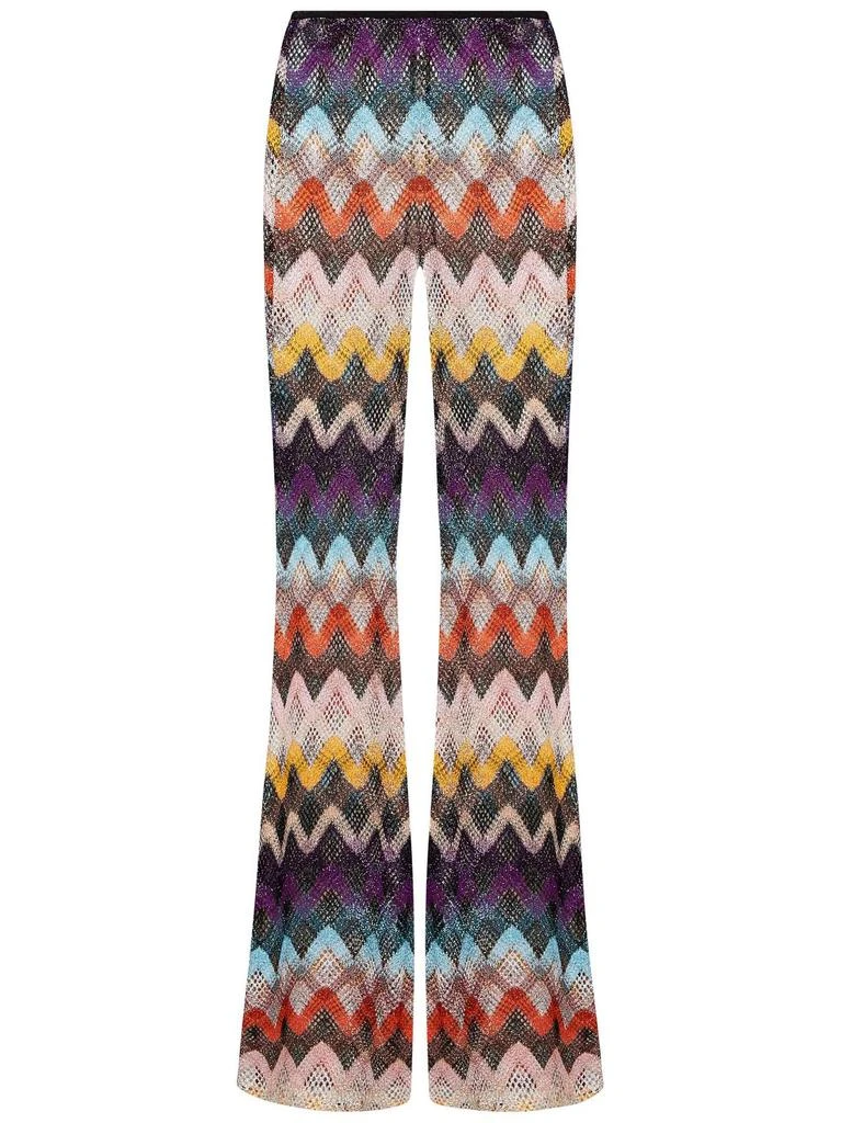 Missoni Missoni Zigzag Pattern Flared Trousers 1