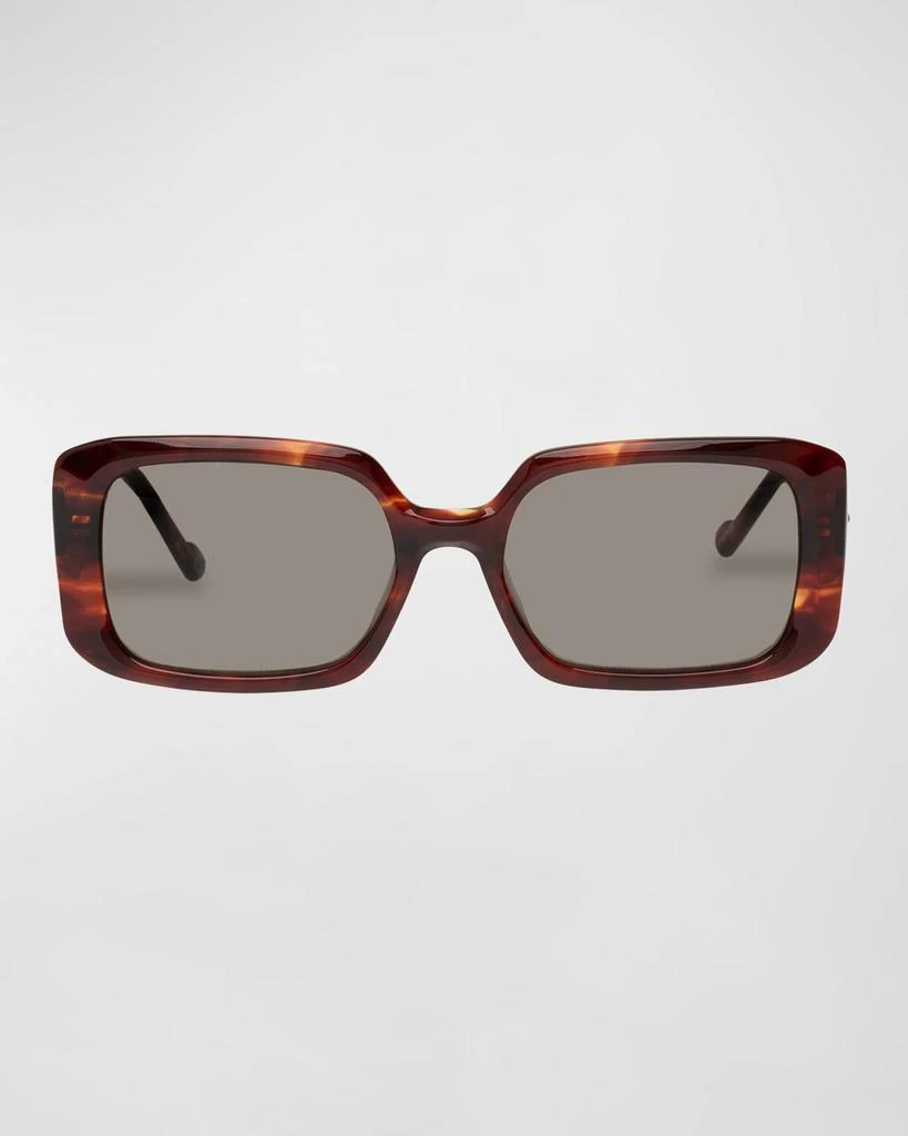 Le Specs Pre-Bio-Tic Havana Plastic Rectangle Sunglasses 2