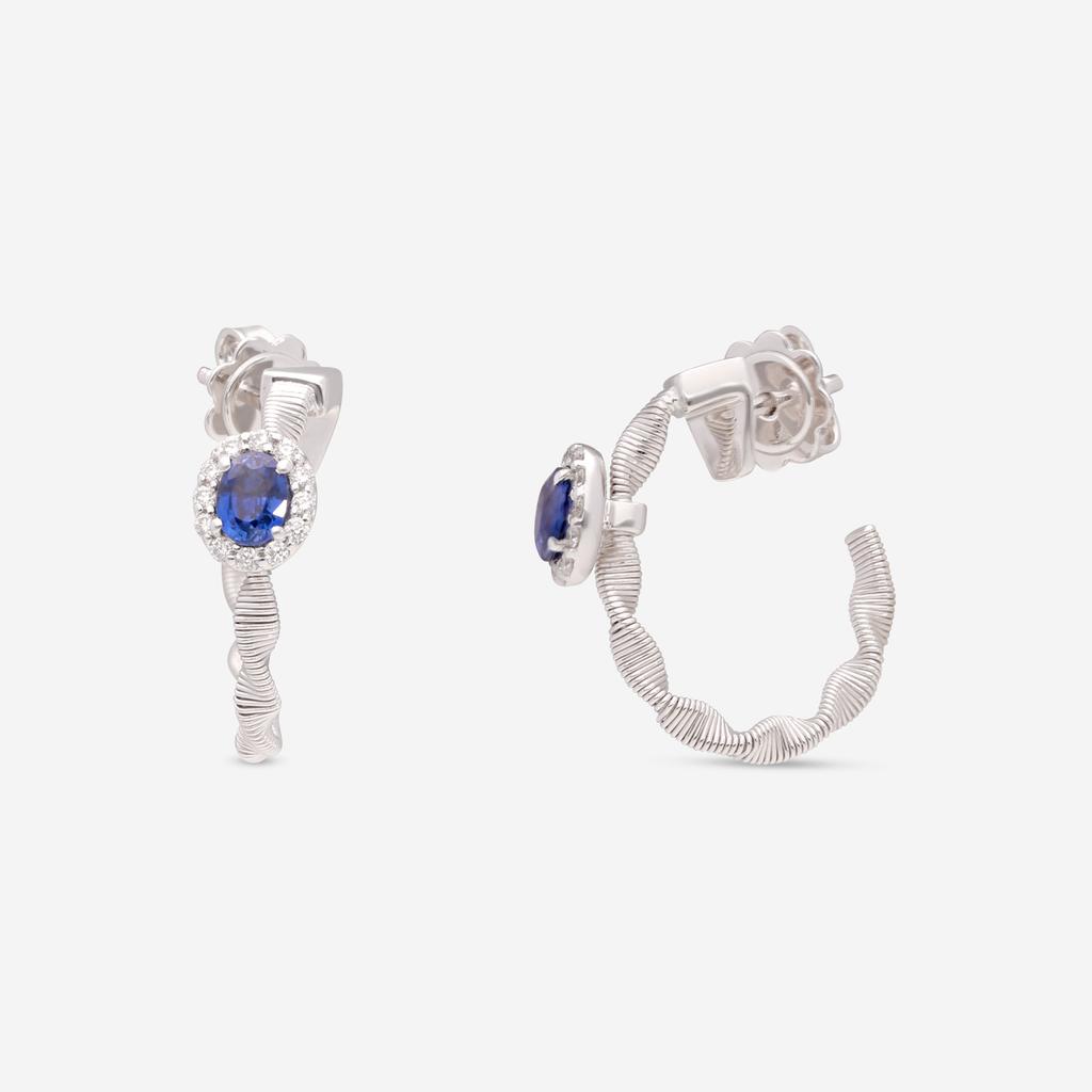 Giloro Giloro 18K White Gold Sapphire Drop Earrings 17193-43Z