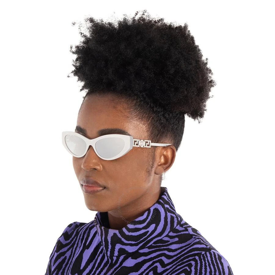 Blue Mirror Silver Cat Eye Ladies Sunglasses VE4470B 54741U 