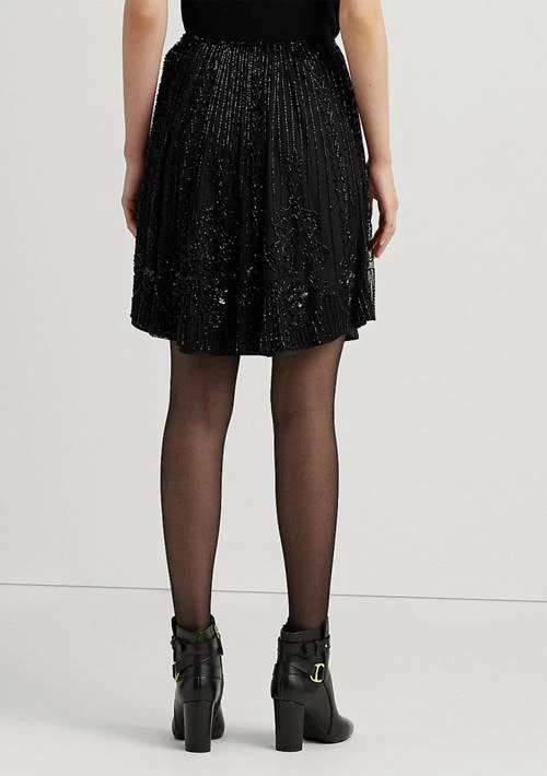 Ralph Lauren Ralph Lauren Petite Beaded Mesh A Line Skirt 2