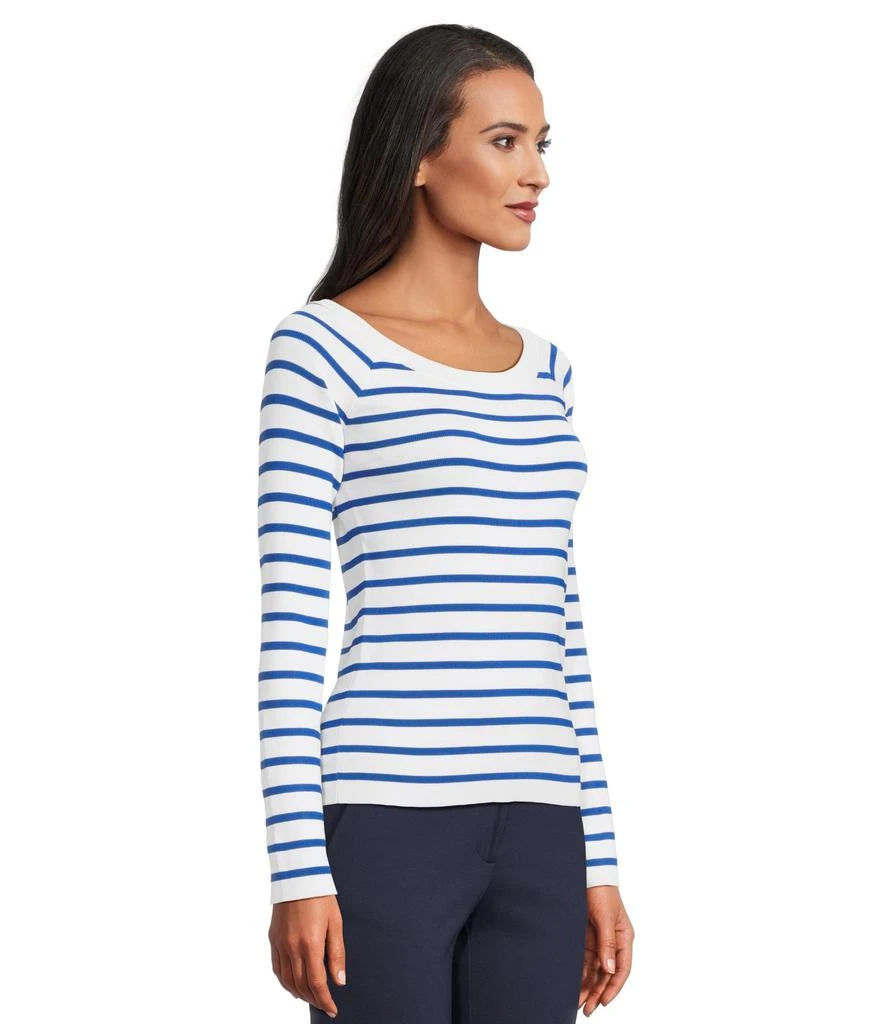 Lauren Ralph Lauren Striped Ballet-neck Sweater 2