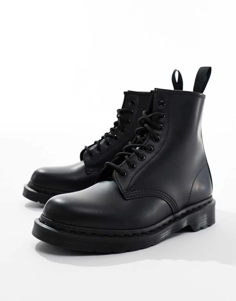 Dr. Martens Dr Martens 1460 mono 8 eye boots in black smooth 4