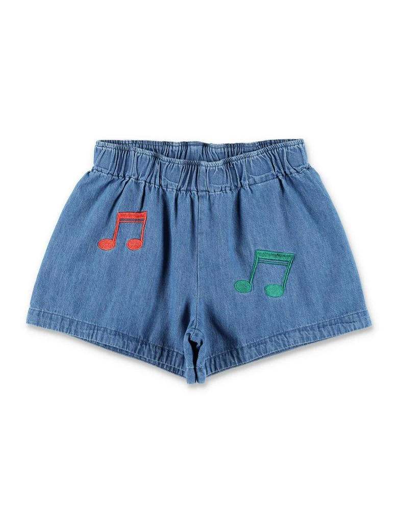 Mini Rodini Mini Rodini Note Denim Shorts 1