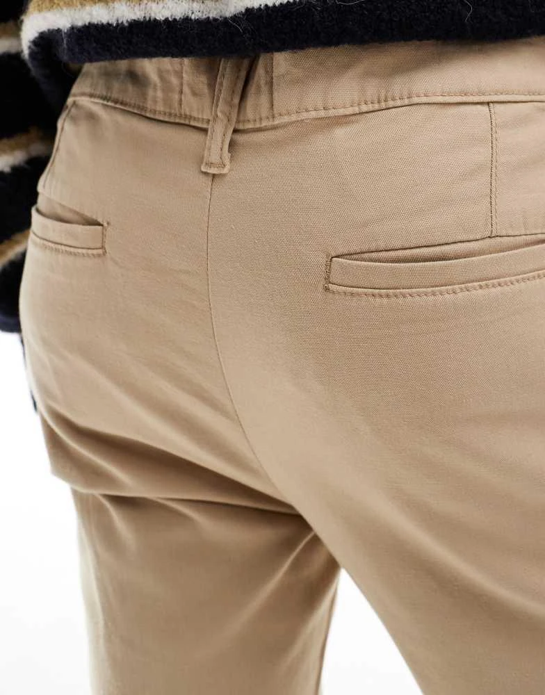 ASOS ASOS DESIGN skinny chinos in beige 5