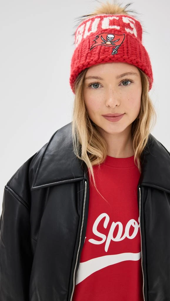 Lele Sadoughi Buccaneers Beanie 1