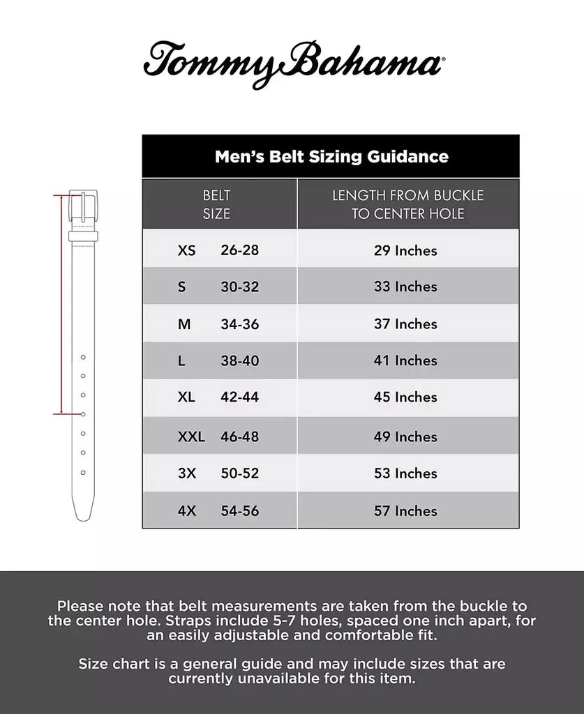 Tommy Bahama Men's Two-Tone Stretch Braided Web Belt 5