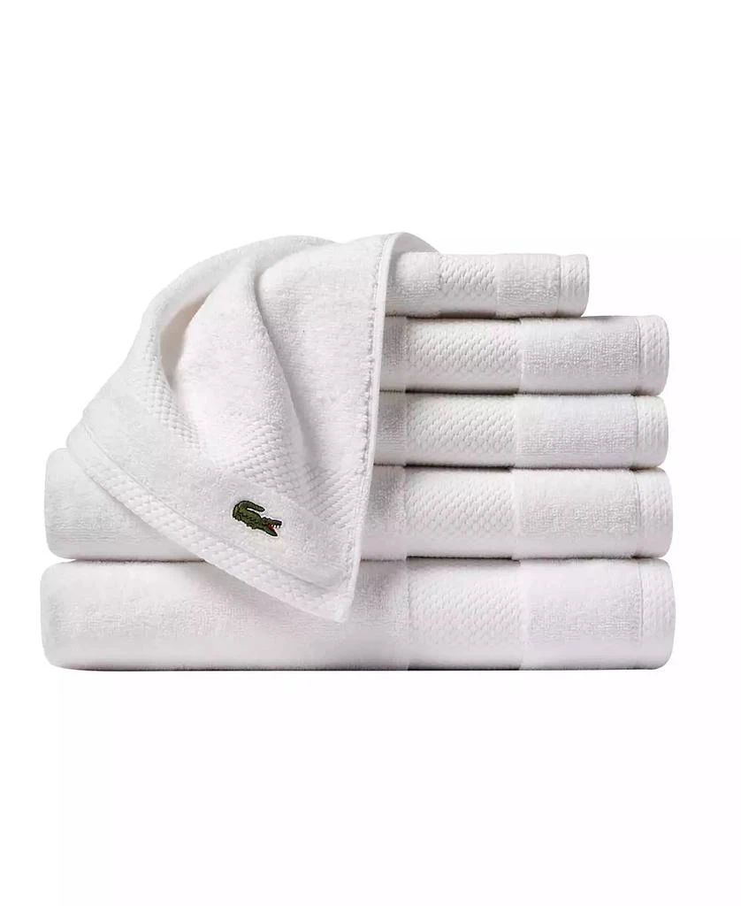 Lacoste Heritage Anti-Microbial Supima Cotton Hand Towel, 16" x 30" 3