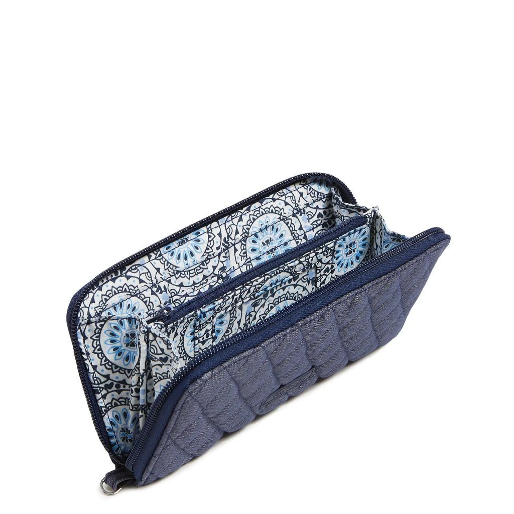 Vera Bradley Outlet Denim Accordion Wristlet 2