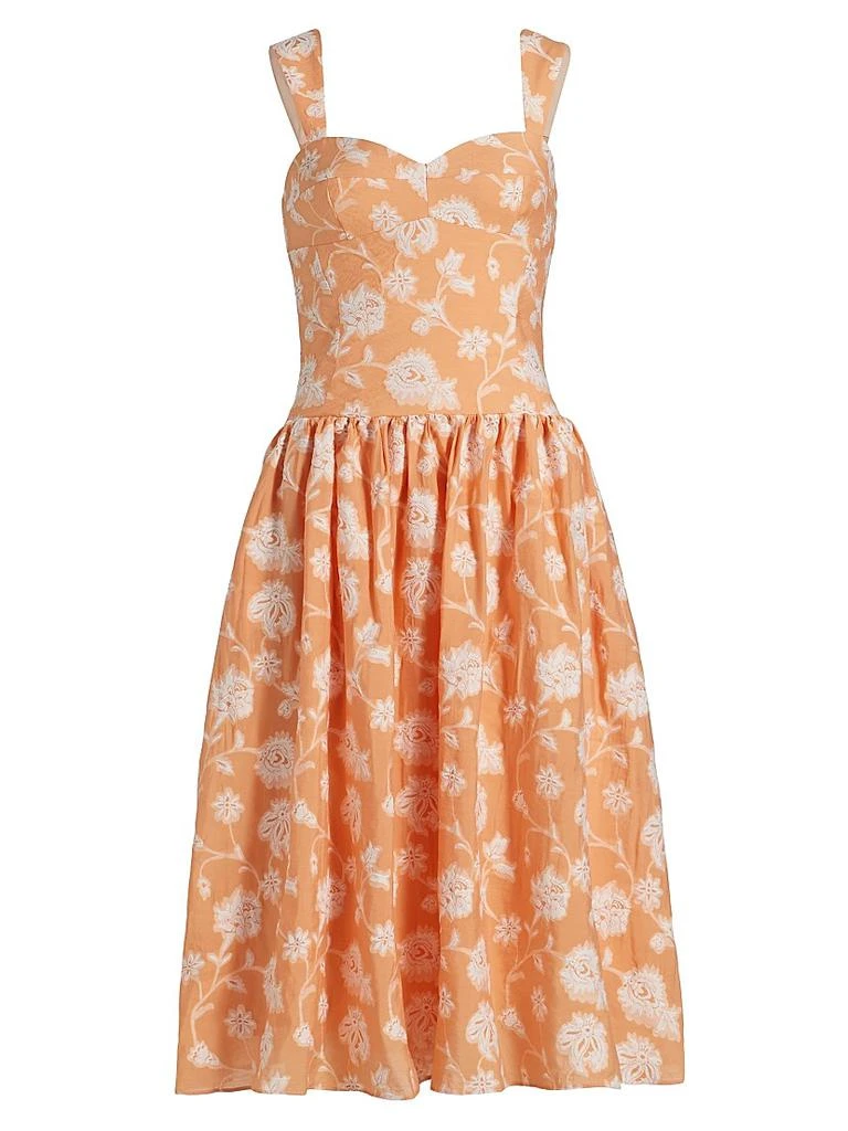 Amanda Uprichard Abernathy Fit & Flare Midi-Dress 1