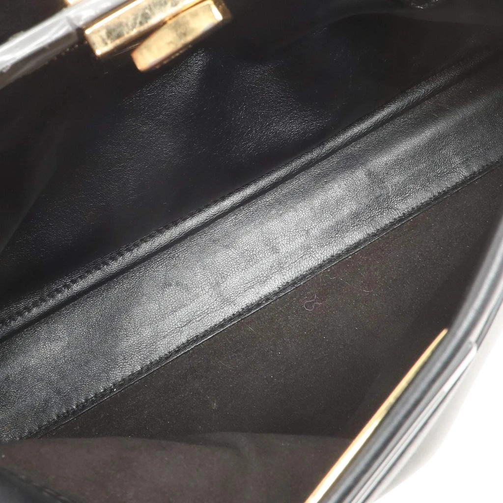 Fendi Fendi Black Leather Medium Peekaboo Top Handle Bag 9