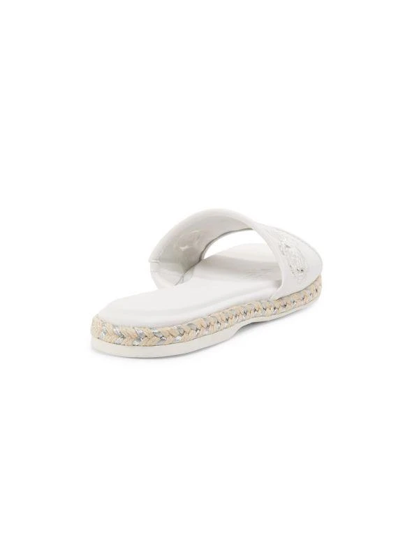 Karl Lagerfeld Paris Ceala Leather Flat Sandals 3