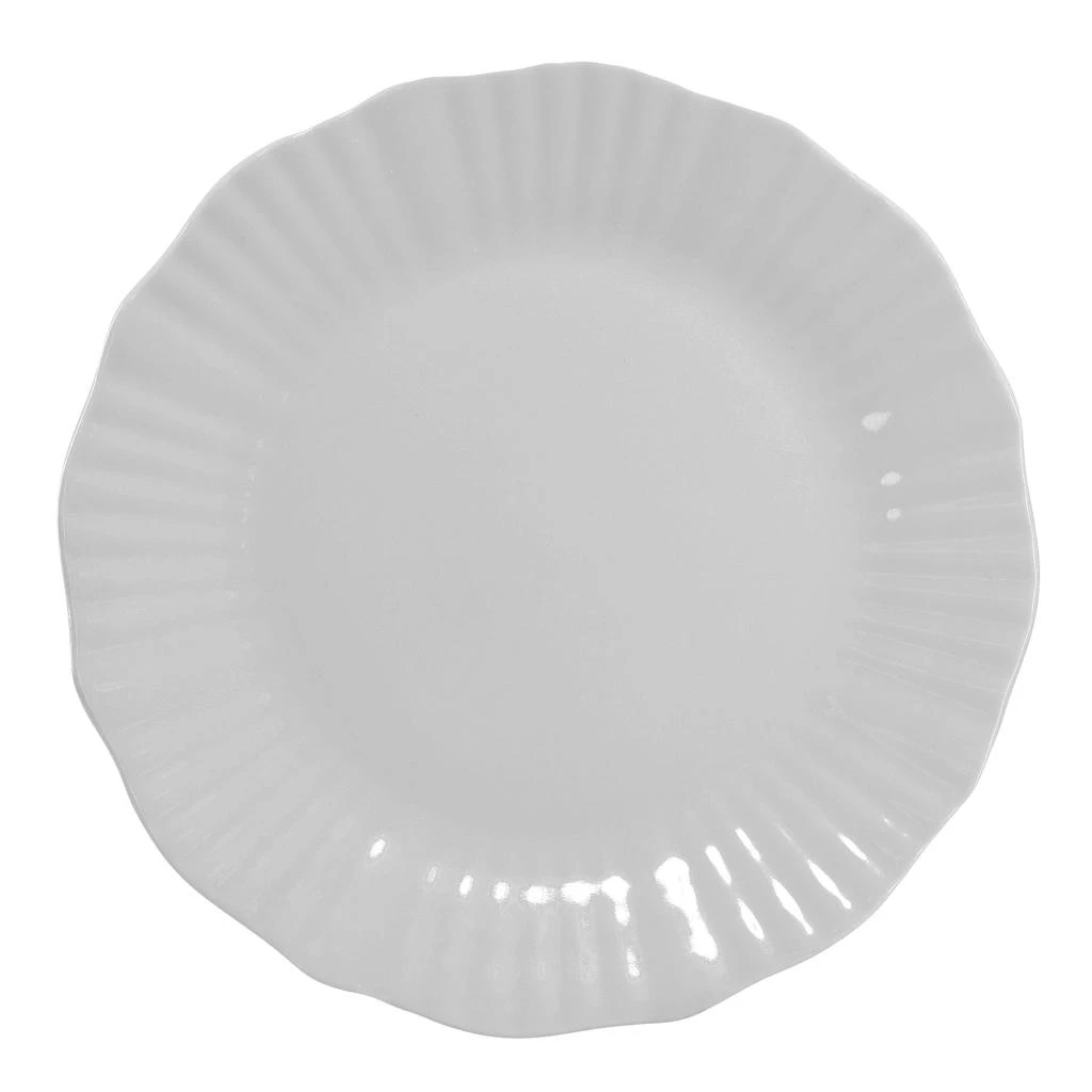 Elama Millie 16 Piece Double Bowl Porcelain Dinnerware Set in White 3