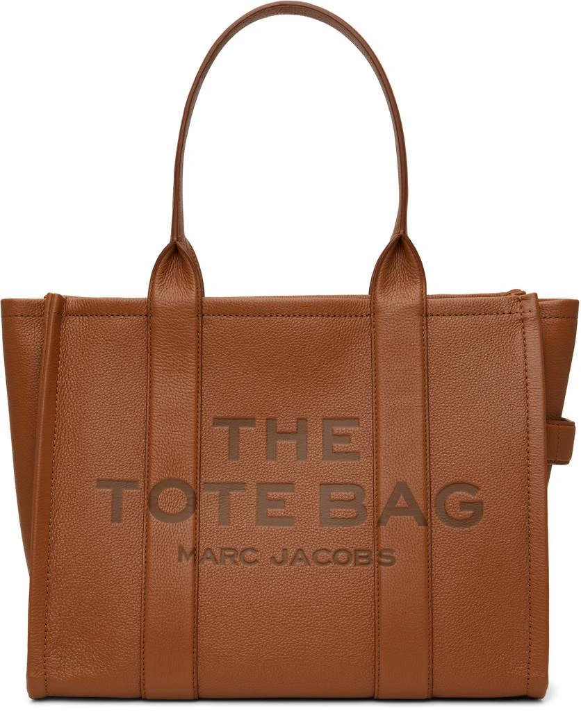 Marc Jacobs Brown 'The Leather Large' Tote 1