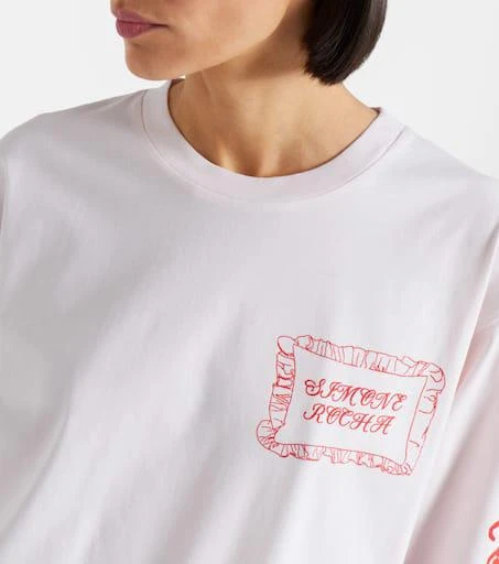Simone Rocha Pillowcase printed cotton jersey T-shirt 3