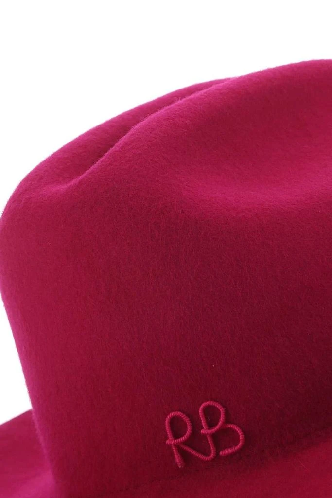 RUSLAN BAGINSKIY Ruslan Baginskiy Logo Embroidered Wide Brim Cowboy Hat 4