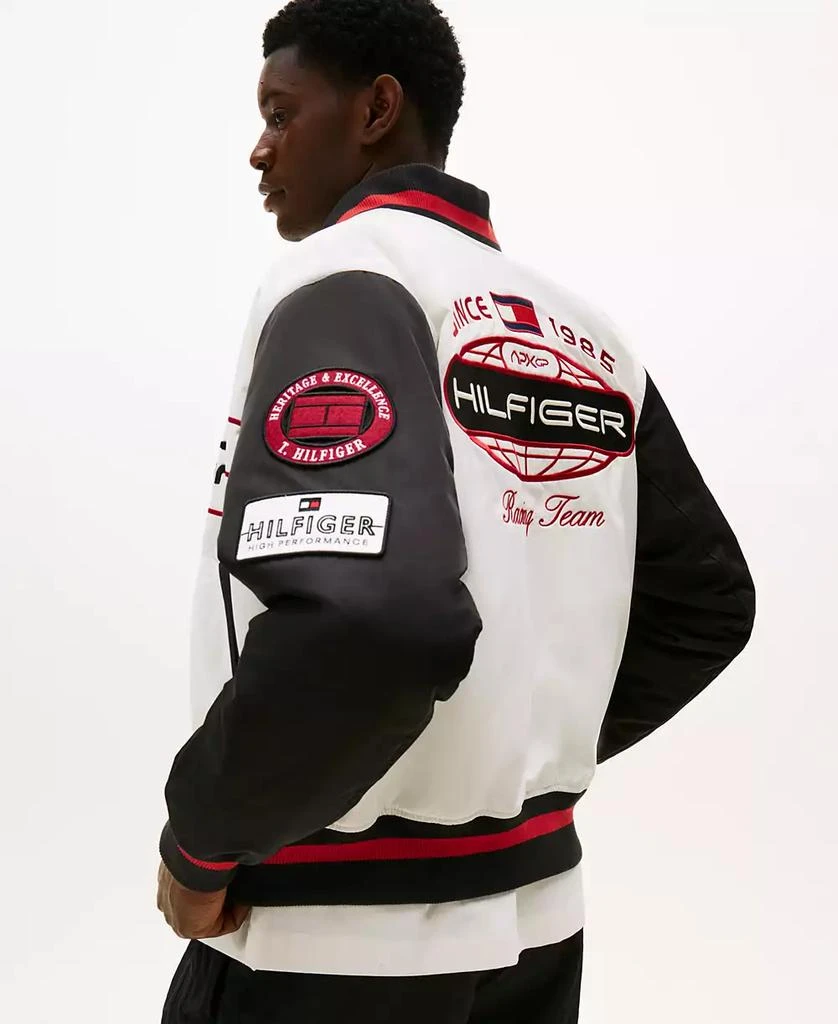 Tommy Hilfiger x APXGP Collection Men's Satin Varsity Jacket 4