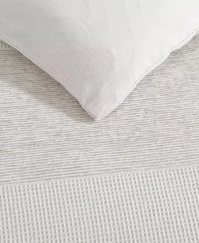 Vera Wang Chenille Waffle Stripe 3-Pc. Comforter Set 4