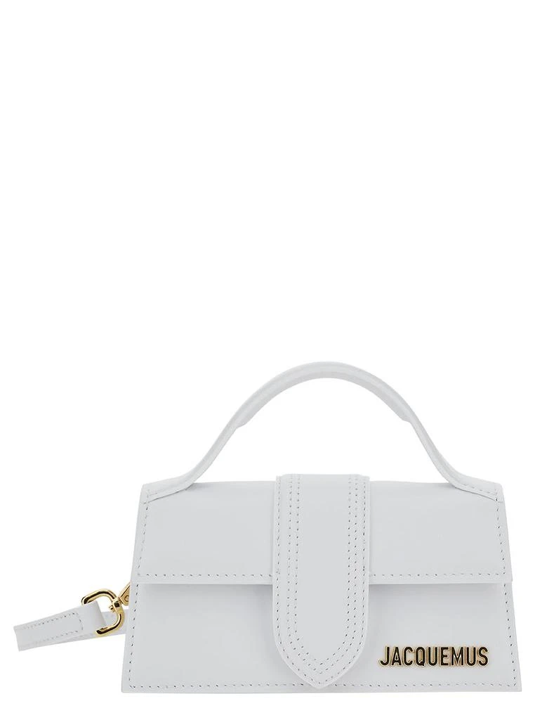 Jacquemus le Bambino White Handbag With Removable Shoulder Strap In Leather Woman 1