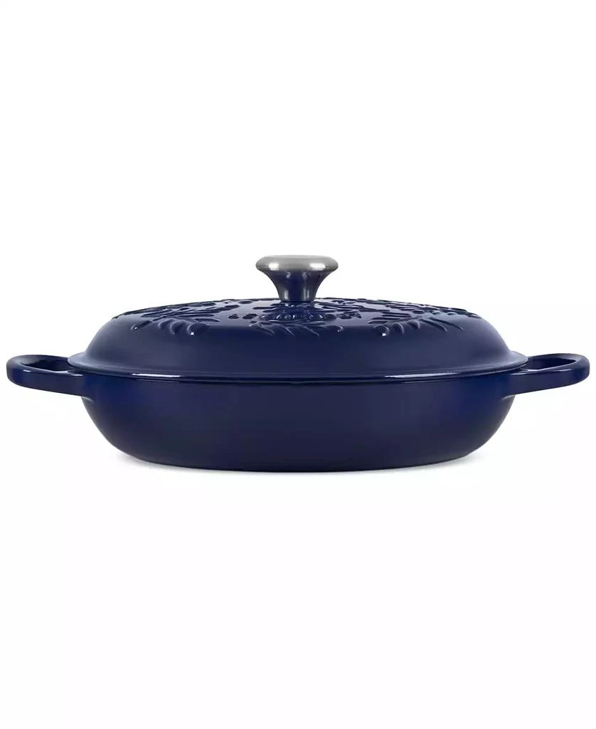Le Creuset Cast Iron Braiser with Embossed Olive Branch, 3.5 Qt 2