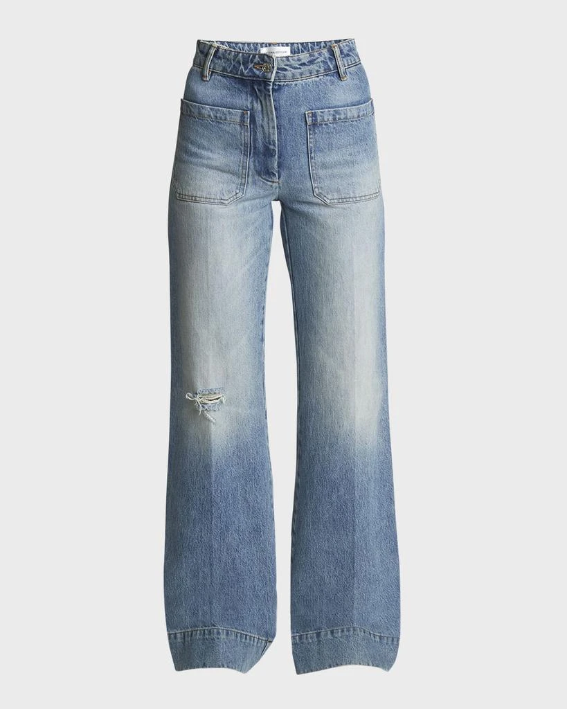 Victoria Beckham Alina Straight-Leg Jeans 1