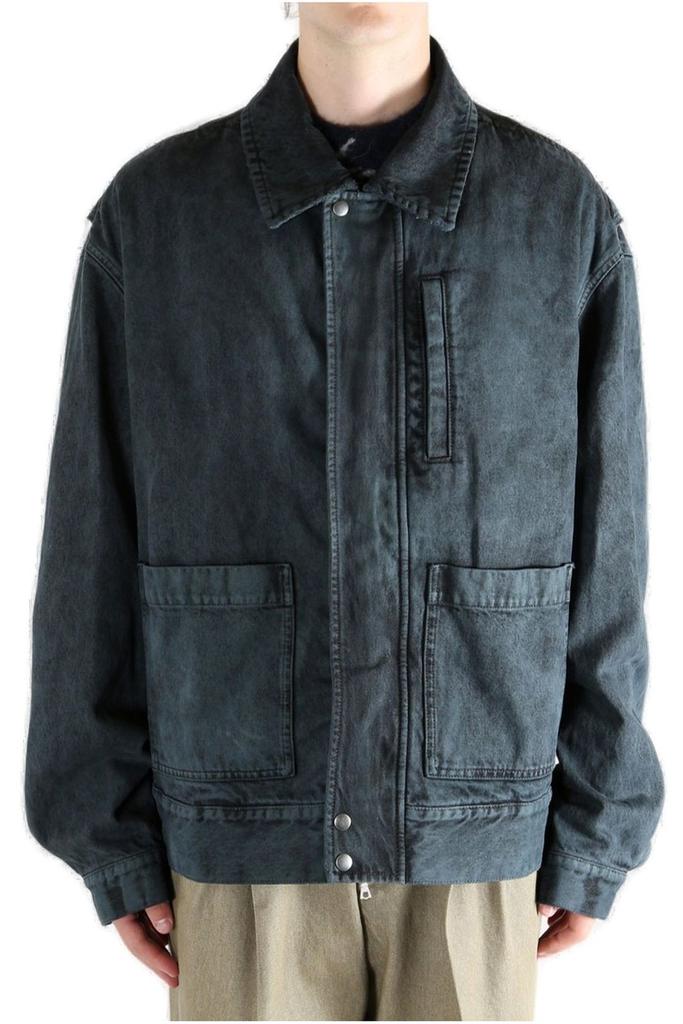 Shop Black Waxed Denim Jacket on Sale at BeyondStyle – Get
