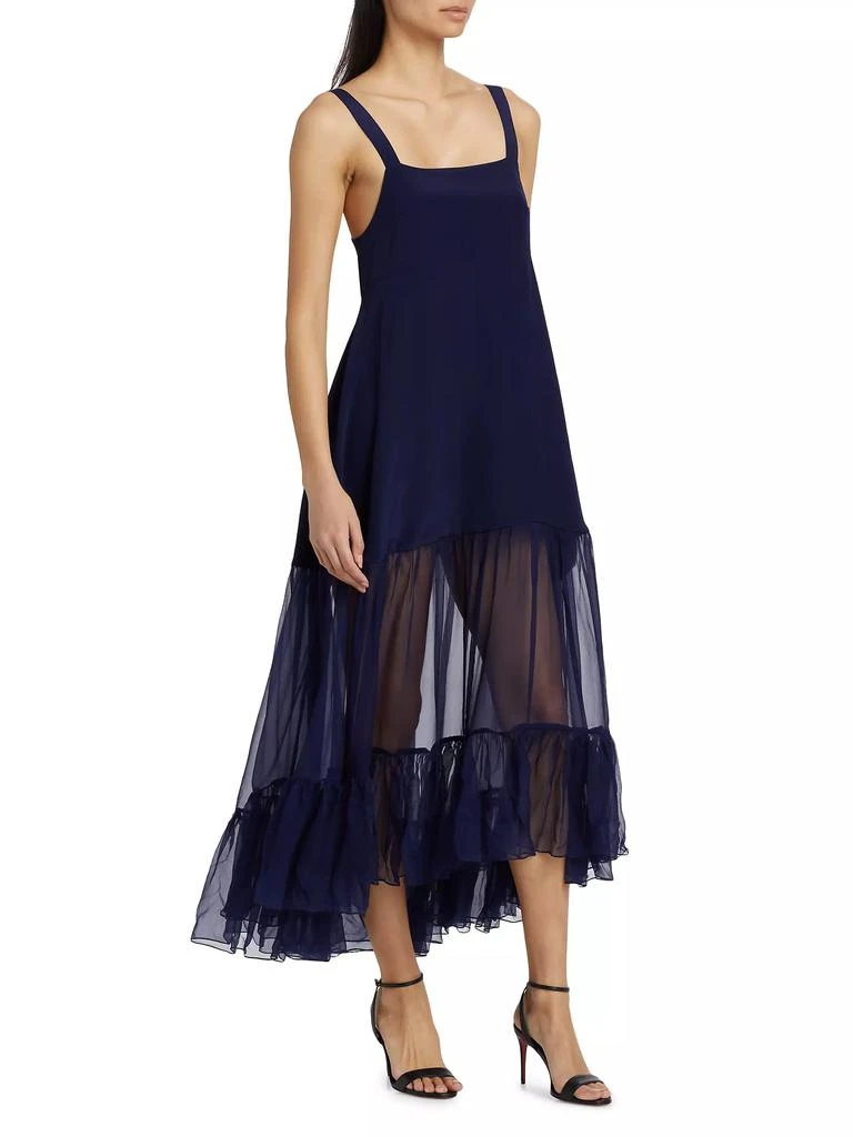 Azeeza Bellevue Silk Chiffon Maxi Dress 4