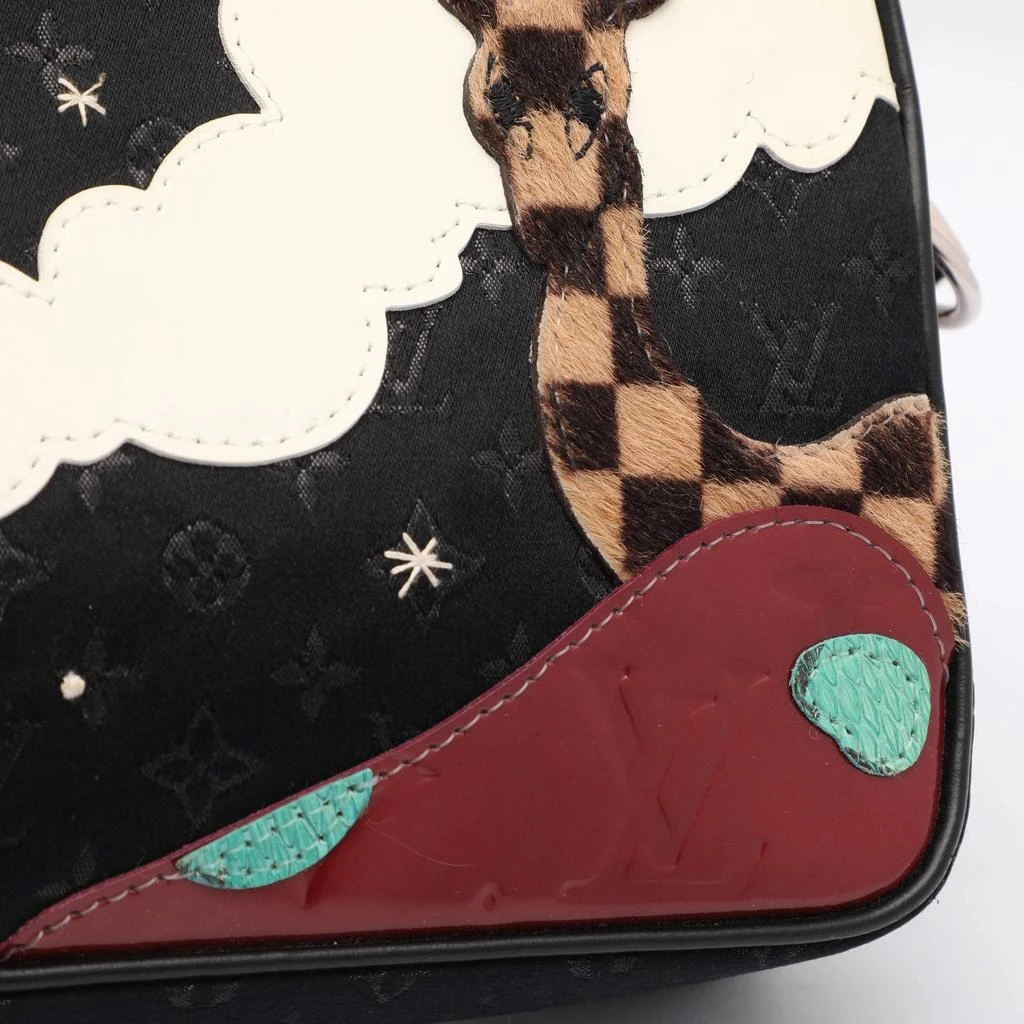 Louis Vuitton Louis Vuitton Black Monogram Satin Conte De Fees Pochette Bag 5