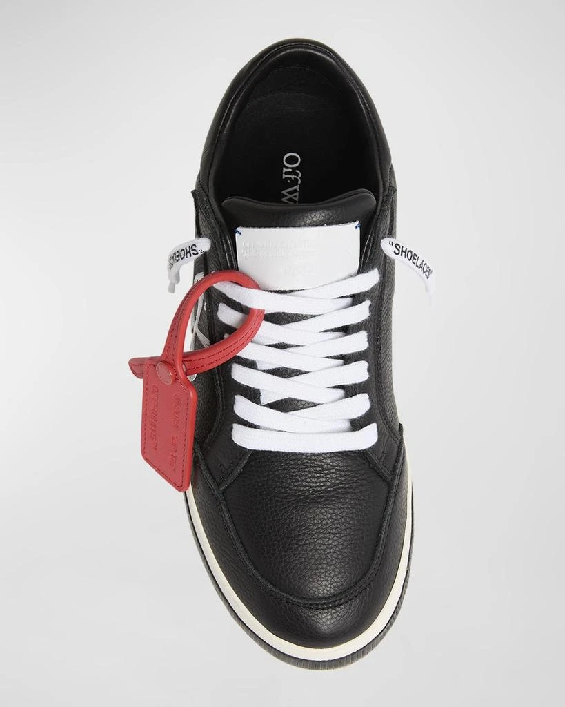 Off-White Vulcanized Leather Low-Top Sneakers 6
