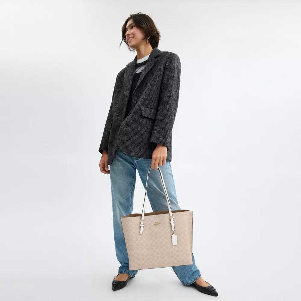 Coach Mollie Tote Bag In Signature Canvas