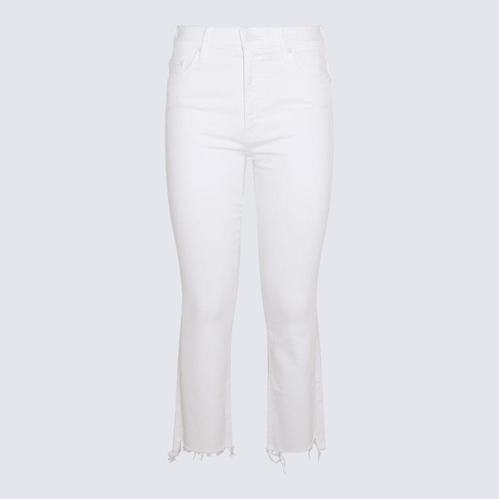 MOTHER White Cotton Jeans