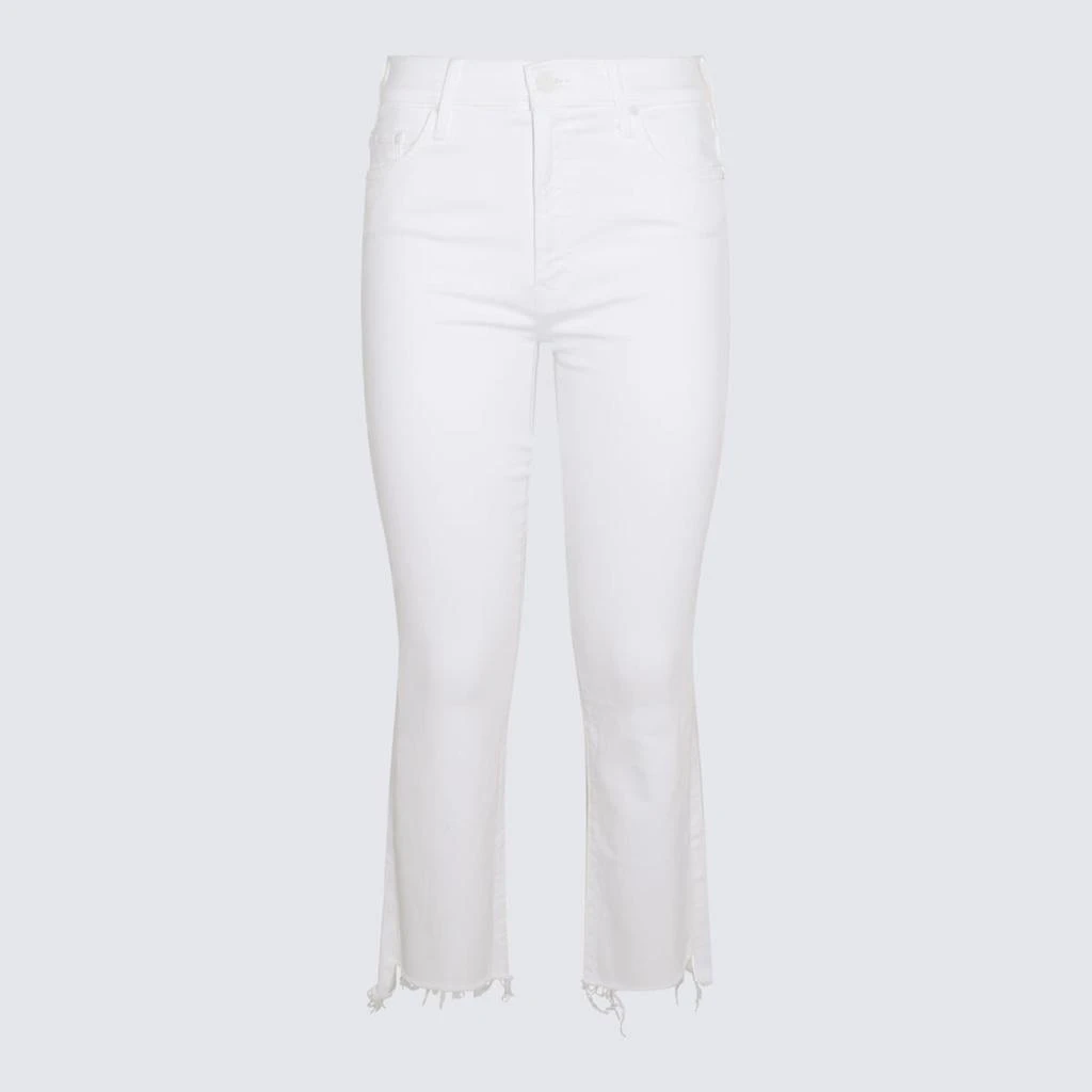 Mother White Cotton Jeans 1