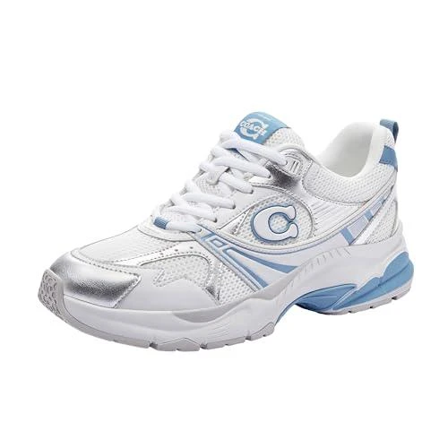 Coach COACH Womens Metallic Mesh Sneaker