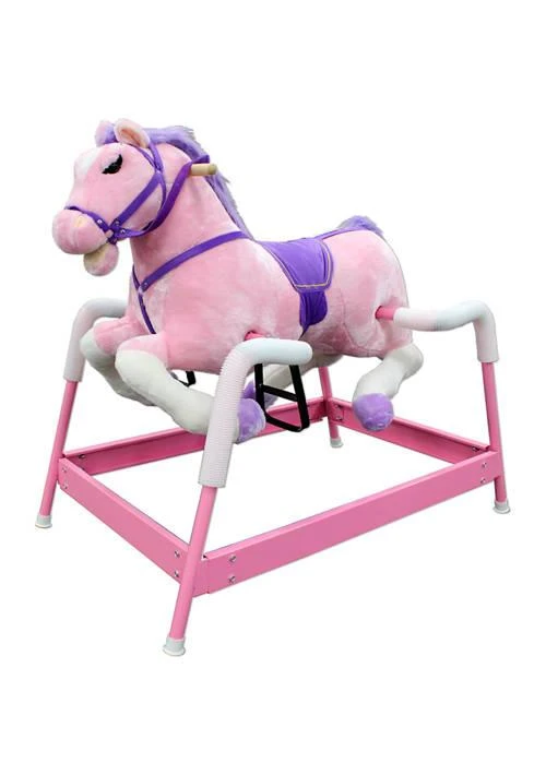 Homeware Spring Pink Horse With Sound