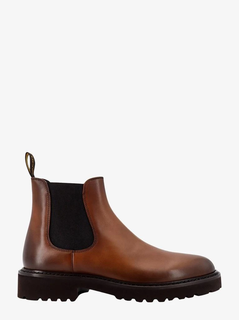 DOUCAL'S Leather boots with rubber sole 1