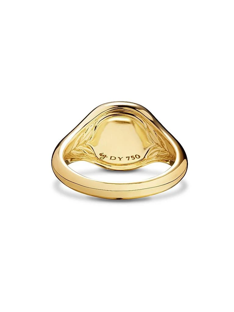 David Yurman Cable Collectibles Evil Eye Pinky Ring in 18K Yellow Gold 6