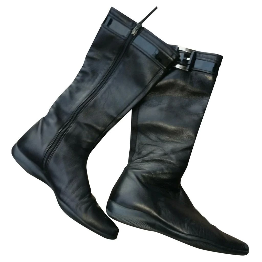 Prada Prada Leather cowboy boots 1