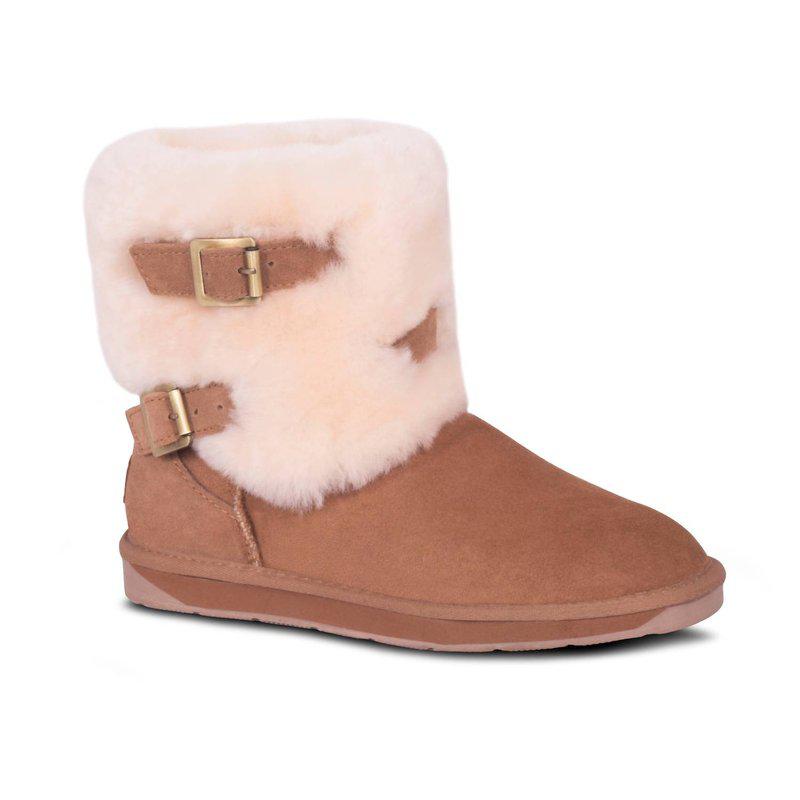 Cloud Nine Women'S Two Buckle Boots Chestnut
