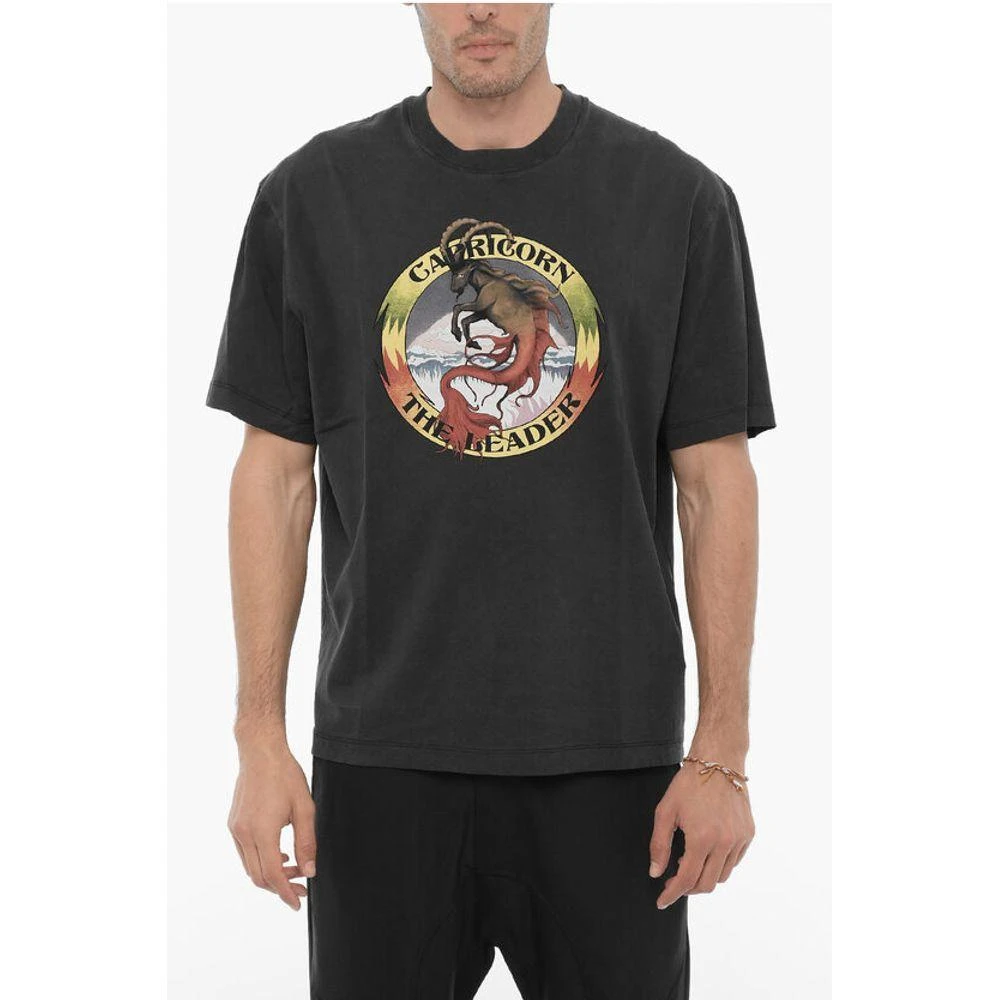 Neil Barrett Slim Fit CAPRICORN THE LEADER Crew-neck Men's T-shirt 1