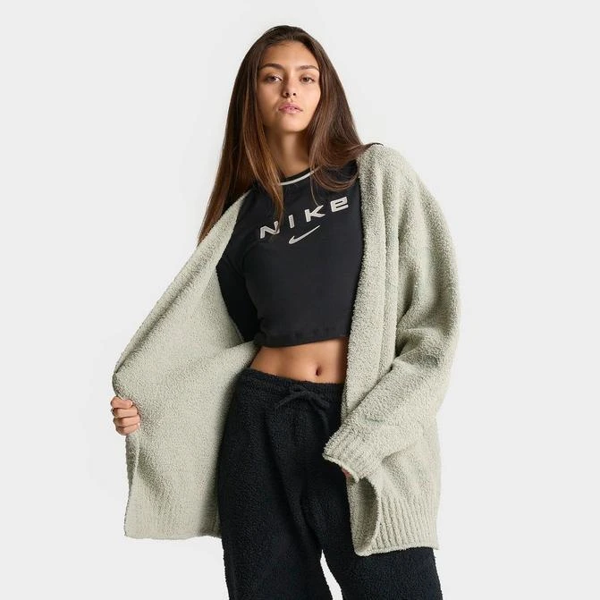 NIKE Women's Nike Sportswear Phoenix Cozy Knit Allover Print Cardigan 1
